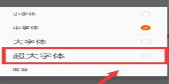 字体大小在哪里设置
