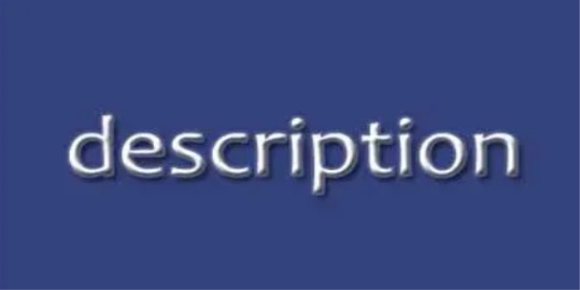 description中文意思