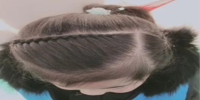幼儿园发型扎法
